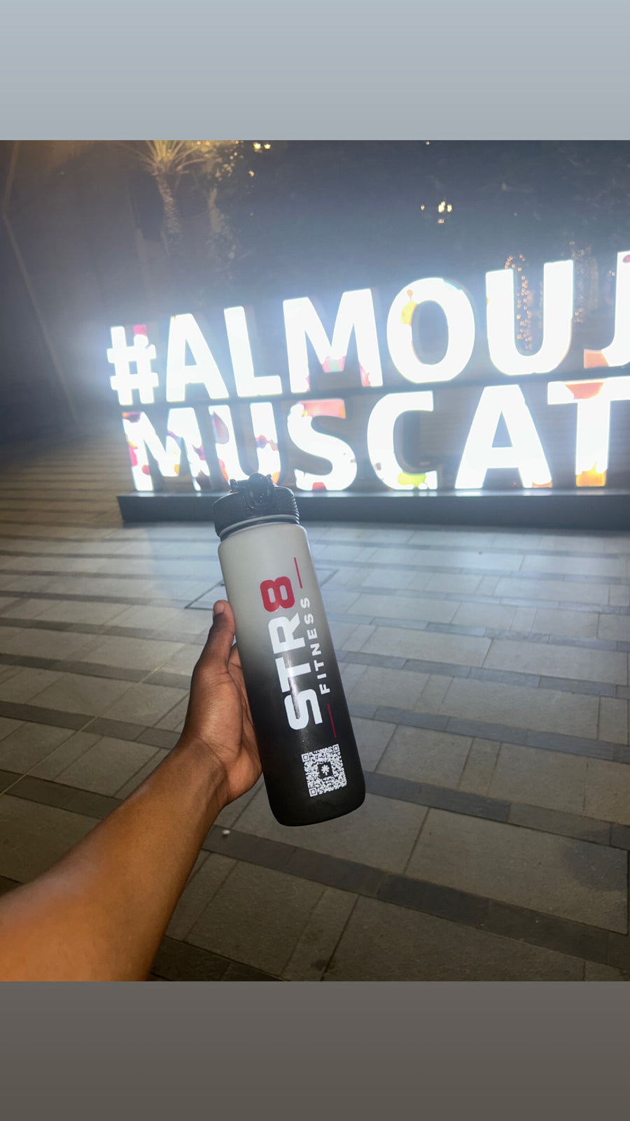 STR8.FITNESS 1L Sports Water Bottle- COMING SOON