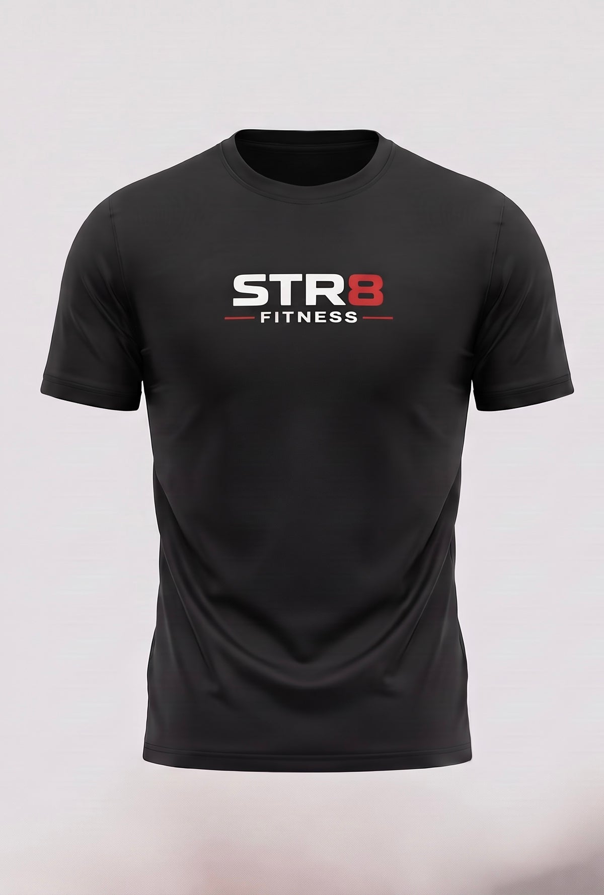 STR8.FITNESS Black T-Shirt – Train With Purpose