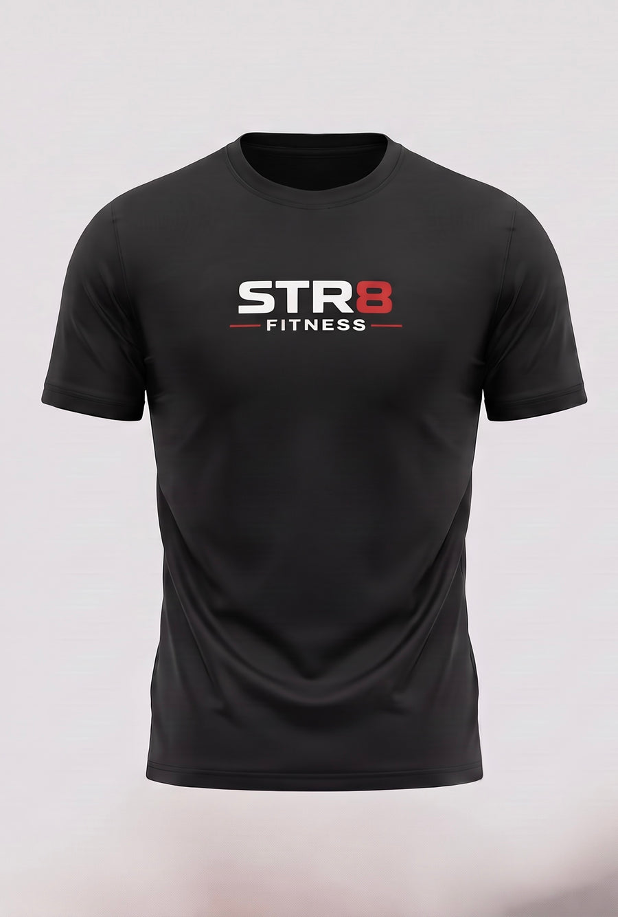 STR8.FITNESS Black T-Shirt – Train With Purpose